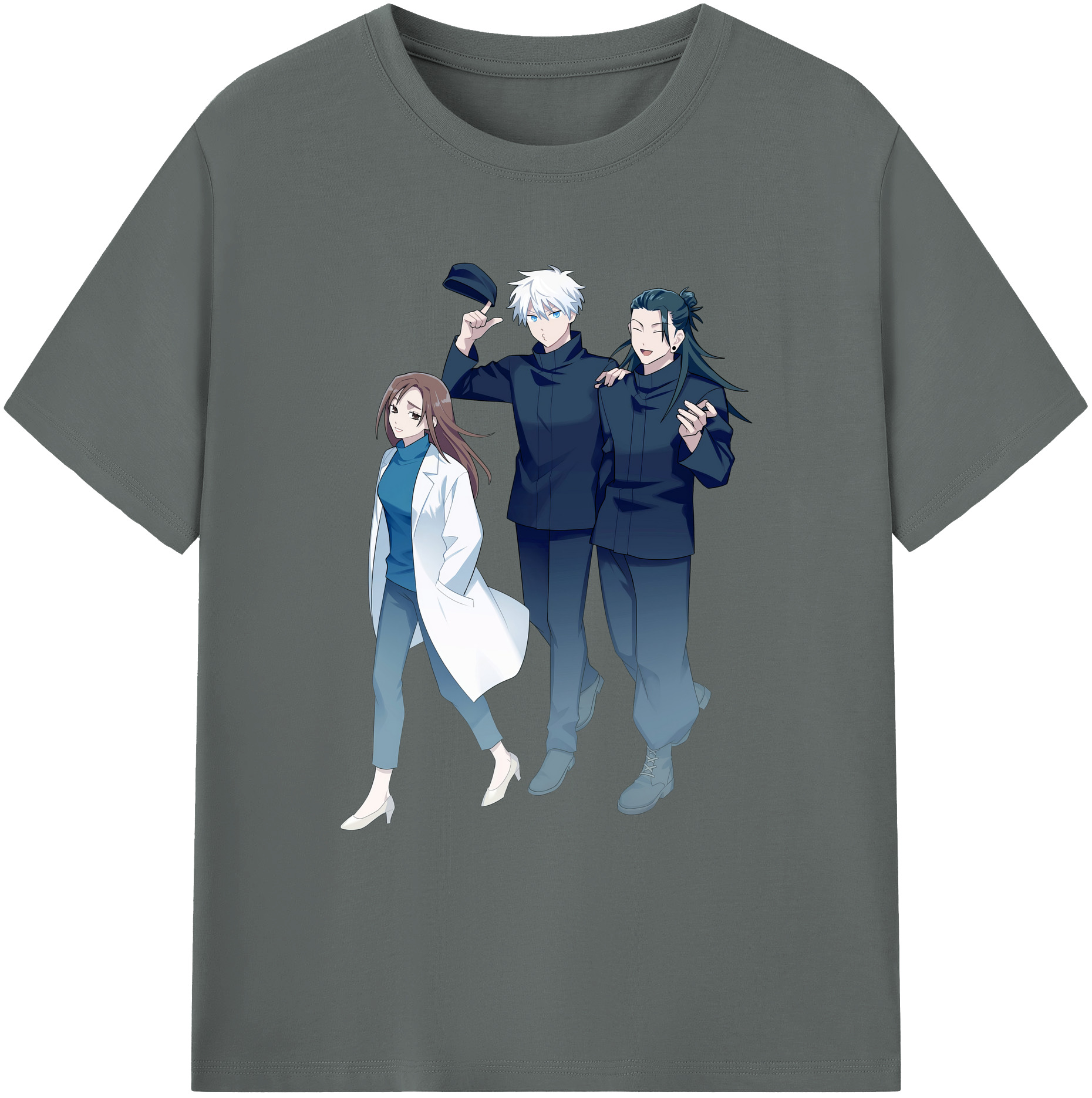 （画像用） 呪術廻戦 Jujutsu Kaisen 綿100％ メンズ半袖Tシャツ｜肌触りやわらか＆通気性